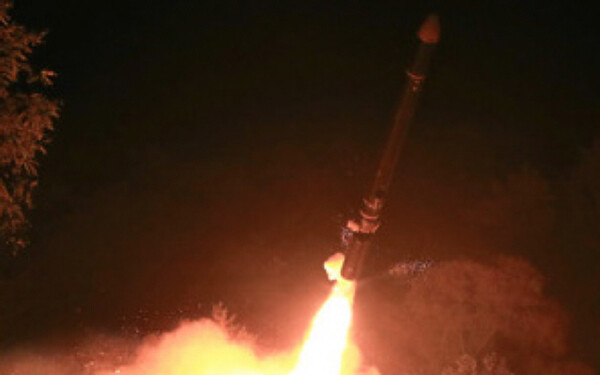 북한이 12일 전술핵운용부대 장거리 전략 순항미사일을 시험 발사했다.(사진=노동신문 갈무리)